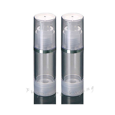 Refillable Airless Pump Bottle , 0.5oz Airless Bottles Cosmetic Packaging