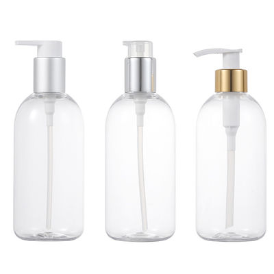 300ml Plastic Lotion Bottles With Pump custom logo SGS Approval