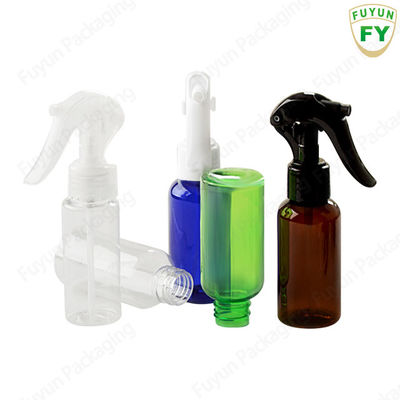 50ml clear white plastic spray bottle with nozzle trigger cap