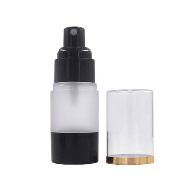 Airless 15ml Skin Care Pump Bottle Silk Screen Printing