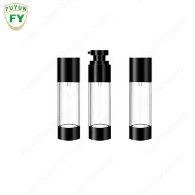 15ml 30ml 50ml custom luxury empty cream clear white black frosted cosmetic plastic spray lotion airless pum