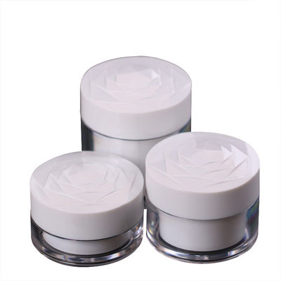 Fuyun Acrylic Cosmetic Jar , 20g Acrylic Cream Containers