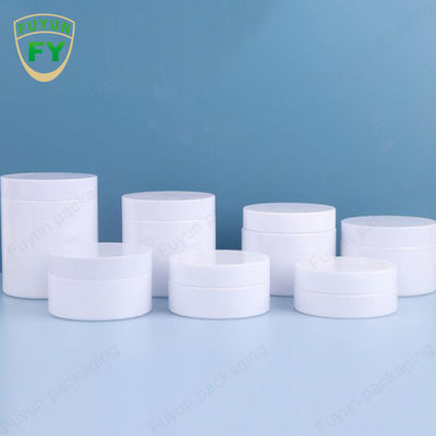 Electroplate Pet Cosmetic Containers With White Lids 50ml 150ml 250ml