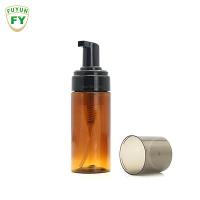 50ml 100ml 150ml Pump Soap Dispenser Bottle Amber Round