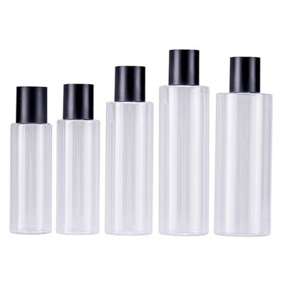 Plastic Round Shape 200ml Plastic Bottle For Shampoo Cosmetic 100ml 150ml