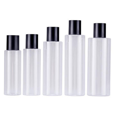Plastic Round Shape 200ml Plastic Bottle For Shampoo Cosmetic 100ml 150ml