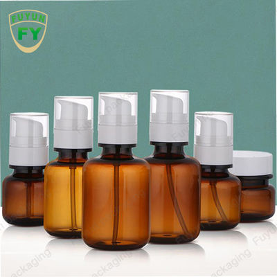 Pet Plastic Pill Amber Plastic Capsule Bottles 30ml 60ml 80ml 100ml