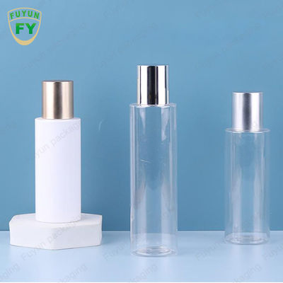 PET Transparent 100ml Cosmetic Bottle With Double Layer Screw Cap 200ml 150ml