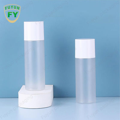 OEM Facial Lotion Frosted 100ml Toner Bottle With Matte Cap