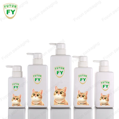 Shampoo Lotion Pump Container 300ml 400ml 500ml Pet Plastic Bottle