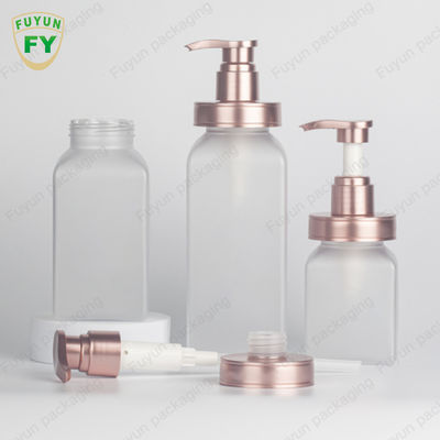 White 500ml 750ml Lotion Pump Bottle Plastic Hair Conditioner