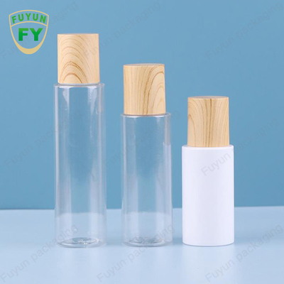 60ml Clear Frosted Cream Jar With Bamboo Pattern Lid Glass Cosmetic Packaging Sets