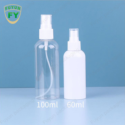 60Ml Transparent Spray PET Plastic Bottle Empty Pump Dispenser Cosmetic Packaging