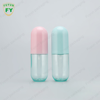 40ml 60ml Emulsion Bottle Macaron Double Color PET Fine Mist Divided Travel Set