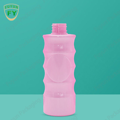 BORUI 200 400m bone shaped pink color shampoo bottle with shampoo lotion pump or screw cap