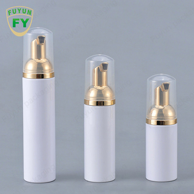 30ml 50ml 80ml Gold Foam Pump Bottle With Clear Cap