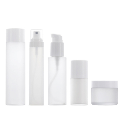 UV Coating 50g Plastic Cream Jar Luxury Cosmetic Skincare Container