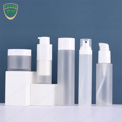 50ml Transparent Plastic Pump Bottles Skincare Face Cream Container