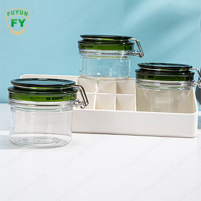 Wide Mouth 50ml 100ml Plastic Packaging Jars For Eye Facial Cream