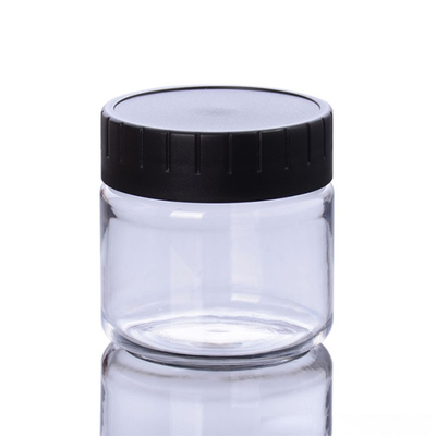 60ml 100ml Skincare Plastic Packaging Jars With White Cap