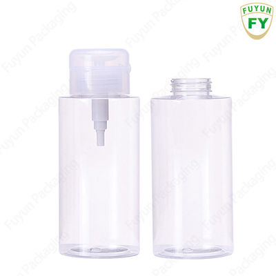 Clear 300ML Nail Polish Remover Pump Bottle Wide Mouth Easy Cleaning