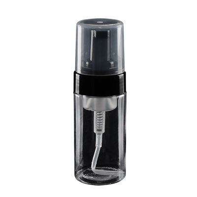 Clear Foam Pump Bottle 3oz 100ml With Black Foam Pump