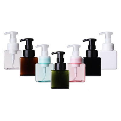 250ml PETG Square Foaming Soap Dispenser For Skin Care