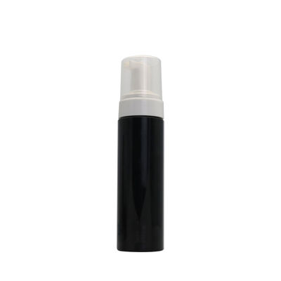 200ml Black Foam Pump Bottle Self Tannning Eraser Cylinder PET