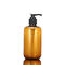Pet Shampoo Pump Dispenser Bottle , 300ml Amber Plastic Pump Bottles