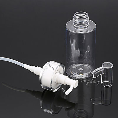 Empty 200ml Plastic Pump Dispenser Bottles Clear Bottle Color