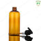 300ML Shampoo Pump Dispenser Bottle Amber Color for Body Lotion