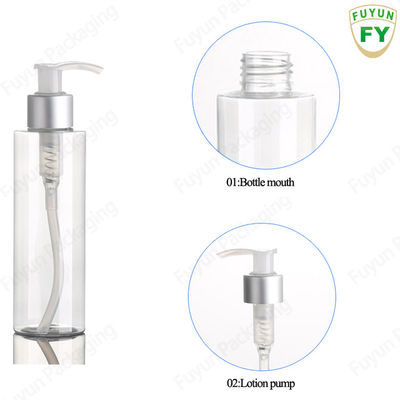 PET Plastic Shampoo Bottles With Pump sgs certificate