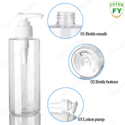 refillable Shampoo Conditioner Dispenser Bottles , 250ml Square Lotion Pump Bottles