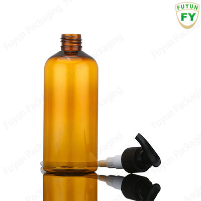 3.4 oz Shampoo Pump Dispenser Bottle , Clear amber shower pump bottles