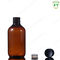 300ml Cosmetic Plastic Bottle , Screw Caps Cosmetic Toner Bottle