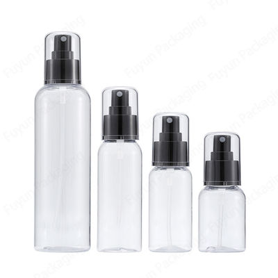 Clear 50ml Pet Spray Bottle SGS certificate Customised Logo