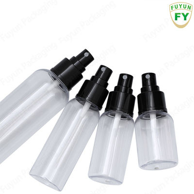 Clear 50ml Pet Spray Bottle SGS certificate Customised Logo