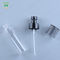 Transparent Empty Small Spray Bottles Frost Chrome Surface Handling