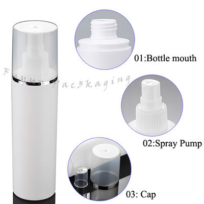 180ml Spray Bottle For Hand Sanitizer , PE empty makeup spray bottle