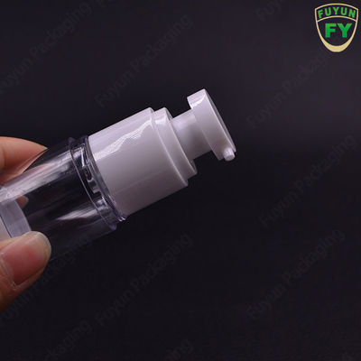 Emulsion Lotion Airless Vacuum Pump Bottle Clear Bottle Body