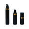 Free sample black airless pump bottle 30ml 50ml 80ml 100ml 120ml 150ml plastic cosmetic airless bottles