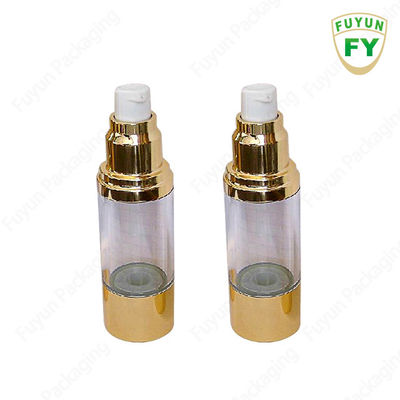 30ml Gold Airless Pump Bottle For cosmetic Lotion Face Cream