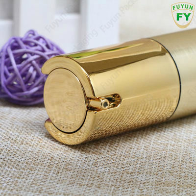 Luxury Gold Airless Dispenser Bottles 15ml OEM LOGO