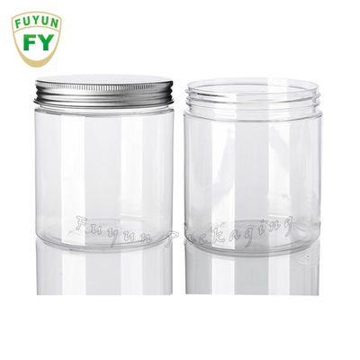 400ml storage clear jar food package container tea nut cookies PET plastic jar