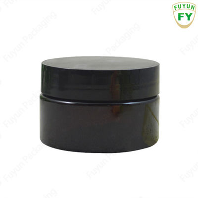 cosmetic cream jar container black plastic containers pet jar plastic pet black jar container