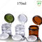 SGS Wide Mouth Plastic Jars With Lids 170g Painting Color Surface
