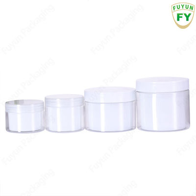 Eye Cream Double Wall Plastic Jars , 4 oz cosmetic containers