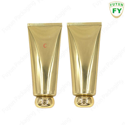 Cosmetic Gold 100ml Hand Cream Tube Custom Printing SGS certificate