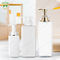 16oz Refillable Square Plastic Pump Bottles For Dispensing Lotions Shampoos