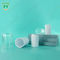 Empty Cosmetic Cylinder White Plastic Pump Bottle 15ml 30ml 50ml